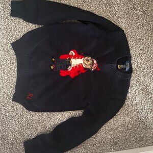 Polo Ralph Lauren Teddy Cotton Crewneck Sweater Navy XS Women